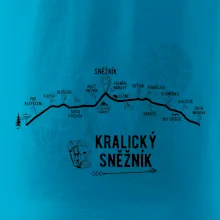Profil kopců - Kralický Sněžník