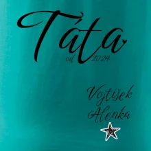 Táta od roku + jména dětí dole vlevo