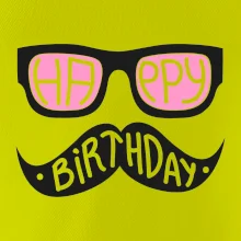Mustache narozeniny - brýle