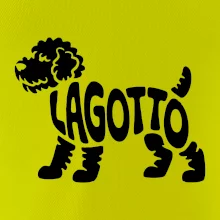 Lagotto nápis v těle