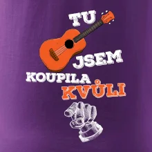Tu kytaru jsem koupila kvůli tobě