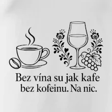 Bez vína su jak kafe bez kofeinu. Na nic