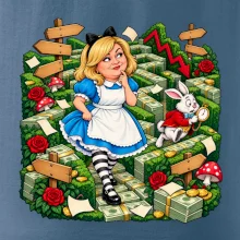Alenka v říši dluhů finanční bludiště