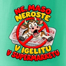 Maso neroste v igelitu v supermarketu