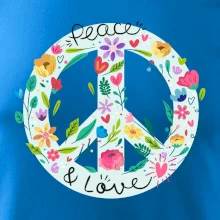Peace and love symbol