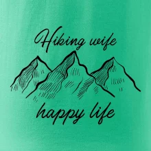 Hiking wife happy life