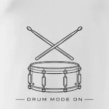 Drum mode on - jednoduchý buben s paličkami