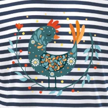 Folklor - slepice s kopretinou