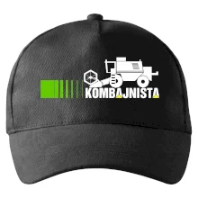 Kombajnista zelená a žlutá