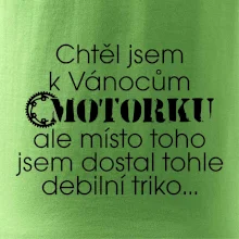 Chtěl jsem dostat motorku - Vánoce