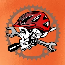 Lebka biker opravář