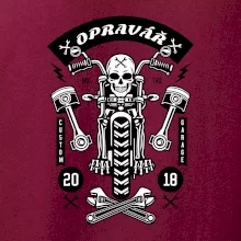 Lebka motorkář opravář