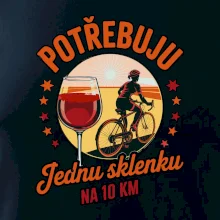 Potřebuju jednu sklenku na 10km