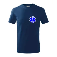 Rescue - Hvězda na prsu +  nápis na zádech