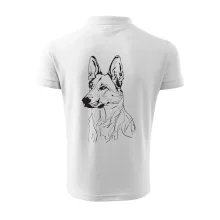 Německý ovčák černá kresba