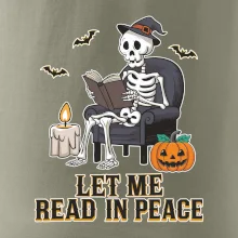 Let me read in peace