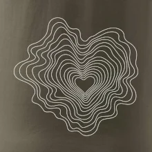 Topografické srdce z vrstevnic