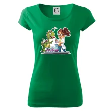 Chemik a dinosaurus - Holka