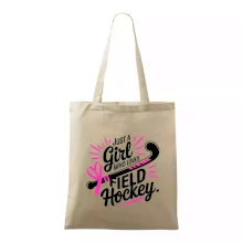 Just a girl who loves field hockey černo růžové