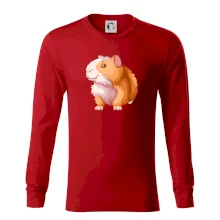 Morče - kreslené, bílo oranžové