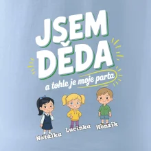 Děda a jeho parta (obrázky a jména vnuků)
