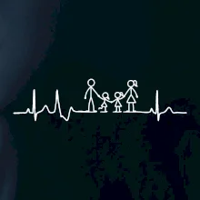 EKG rodina a dvě holky