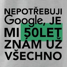 Nepotřebuji google, je mi 50 let