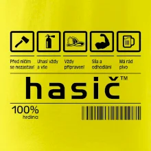 Čárový kód - Hasič