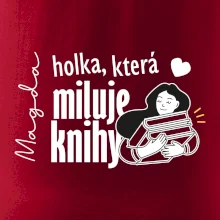 Černobílá holka, která miluje knihy - Vaše jméno