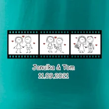 Svatební den - váš nápis (Hana-creative)