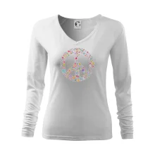 Peace symbol lístečky