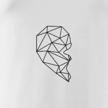 Párovy motiv srdce geometrie - ONA