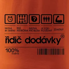 Čárový kód - řidič dodávky