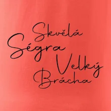 Velký brácha - nápis na zádech