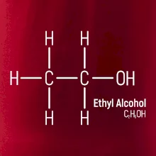Molekulární struktura Ethanol