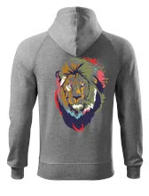 Hlava lva kreslená jednoduchá