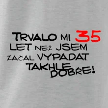 Trvalo mi 35 let než jsem začal vypadat takhle dobře