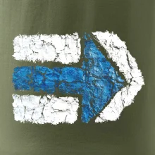 Párová turistická značka modrá