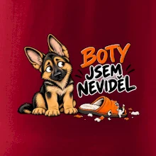 Boty jsem neviděl - štěně vlčáka