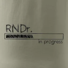 In progress titul RNDr. doktor / doktorka přírodních věd