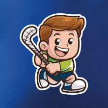 Ikona pozemní hokej kluk