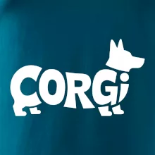 Corgi nápis v těle Corgi nápis v těle