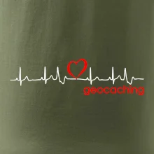 Moje srdce bije pro Geocaching -text