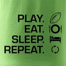 Play Eat Sleep Repeat americký fotbal