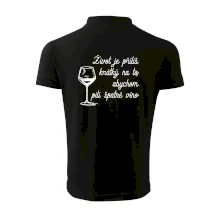 Život je příliš krátký - sklenička