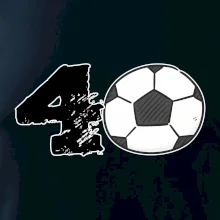 Fotbal kulaté narozeniny 40