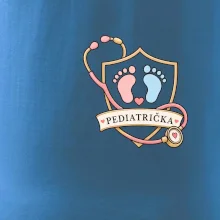 Pro nejmenší - pediatrický štít s otisky nožiček