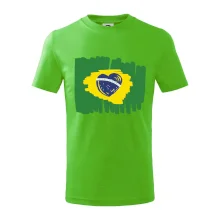 Brazílie vlajka srdce