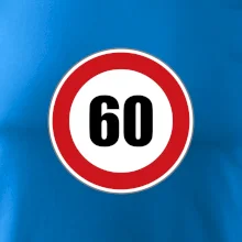 Dopravní značka - omezení rychlosti 60