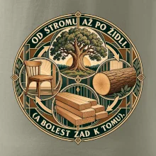 Od stromu až po dřevěnou židli